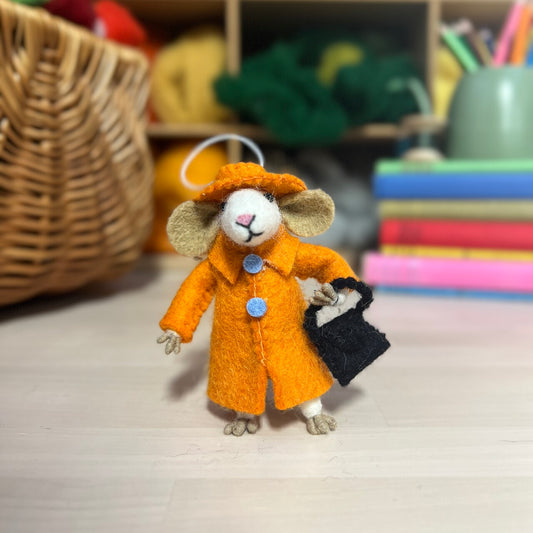 Little Mouse in an Orange Jacket