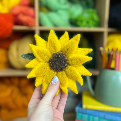 Sunflower Needle Felting Craft Kit