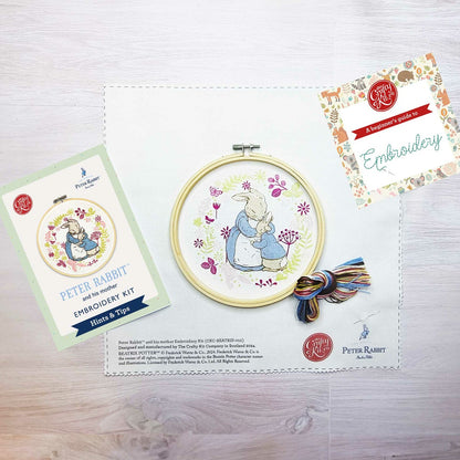 Beatrix Potter - Peter Rabbit & His Mother Embroidery Kit