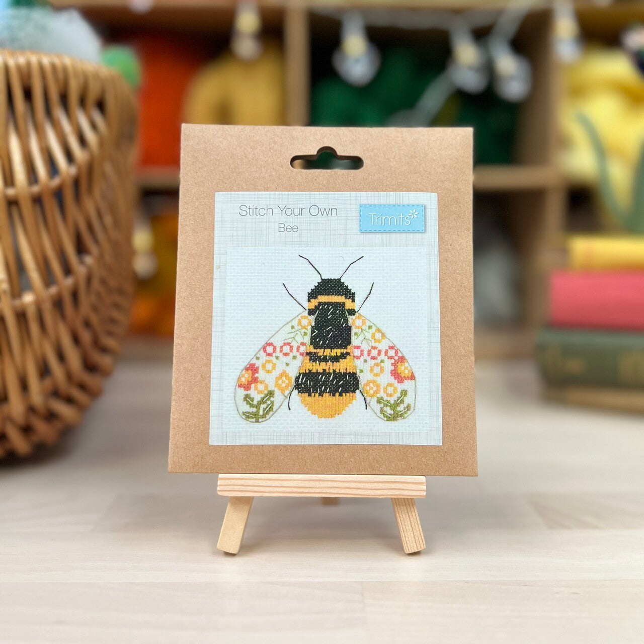 Trimits Stitch your Own Bee Cross Stitch Craft Kit