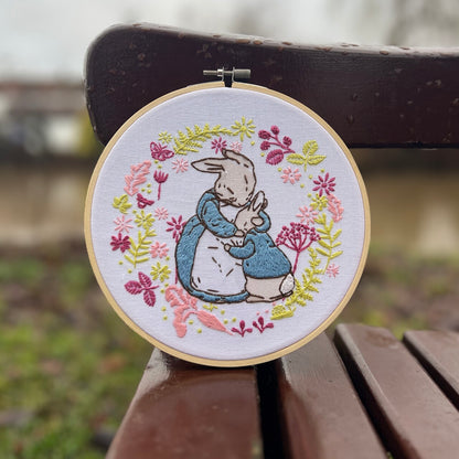 Beatrix Potter - Peter Rabbit & His Mother Embroidery Kit