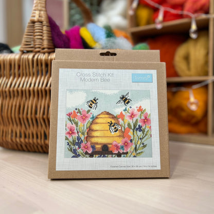 Trimits Modern Bee Cross Stitch Craft Kit