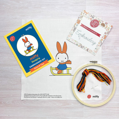 Miffy - Miffy Sledging Embroidery Kit