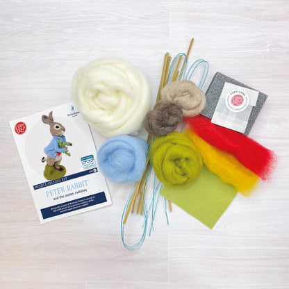 Beatrix Potter - Peter Rabbit and the Stolen Radishes Needle Felting Craft Kit