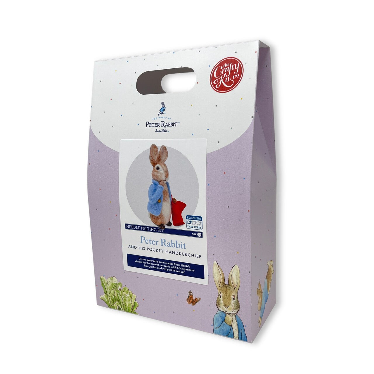 Beatrix Potter - Peter Rabbit and his Pocket Handkerchief Needle Felting Craft Kit