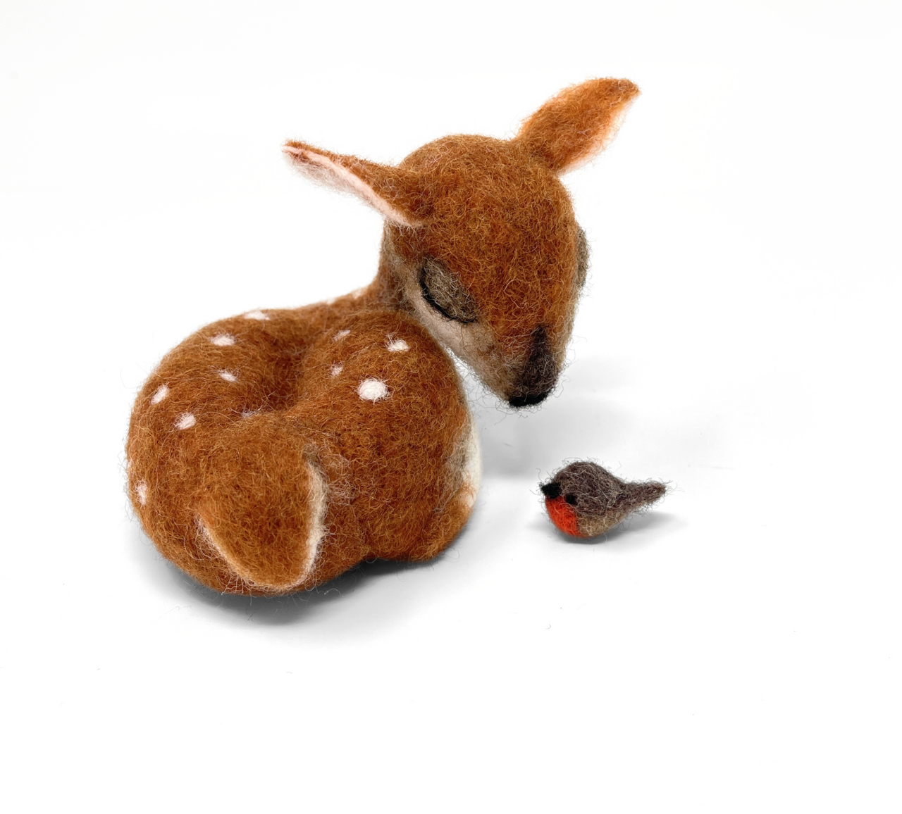 Sleepy Fawn Needle Felting Craft Kit