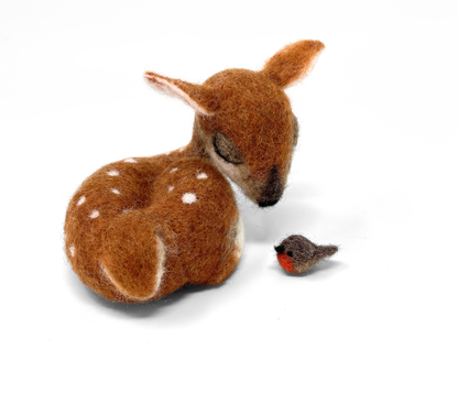 Sleepy Fawn Needle Felting Craft Kit