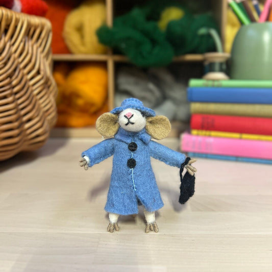 Little Mouse in a Blue Jacket