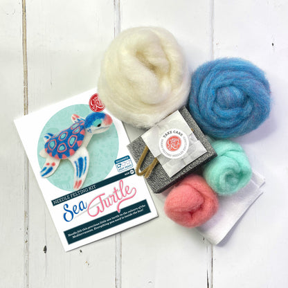 Sea Turtle Needle Felting Kit