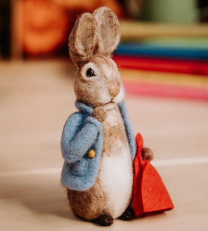 Beatrix Potter - Peter Rabbit and his Pocket Handkerchief Needle Felting Craft Kit