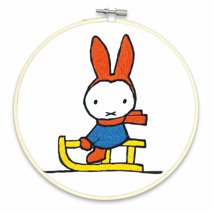 Miffy - Miffy Sledging Embroidery Kit