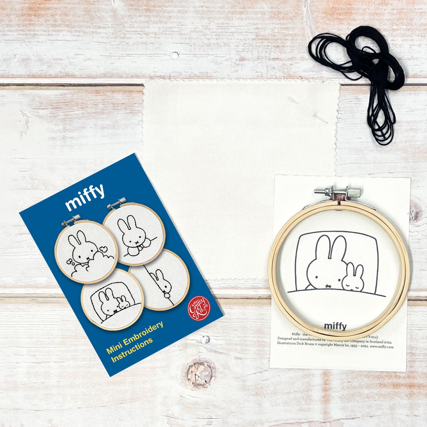 Miffy and the New Baby Mini Embroidery Kit