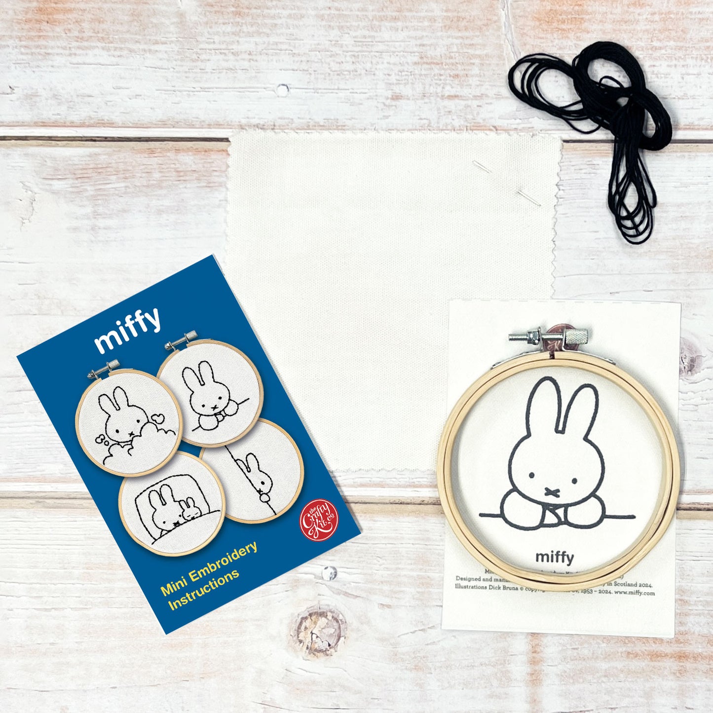 Miffy at the Table Mini Embroidery Kit