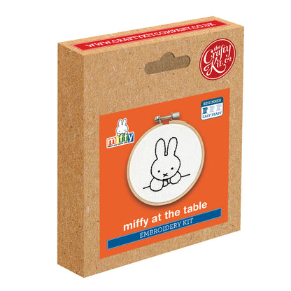 Miffy at the Table Mini Embroidery Kit