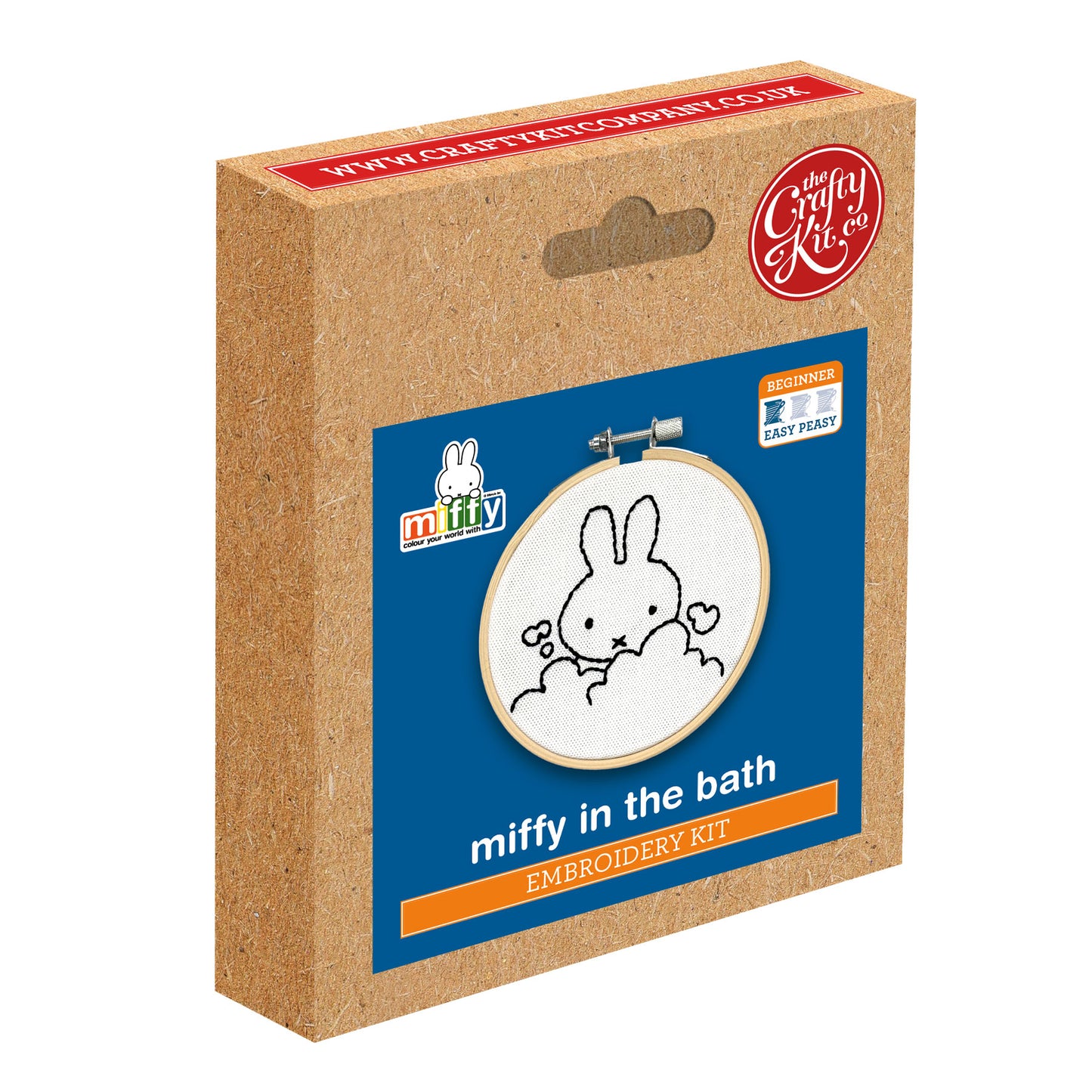 Miffy in the Bath Mini Embroidery Kit