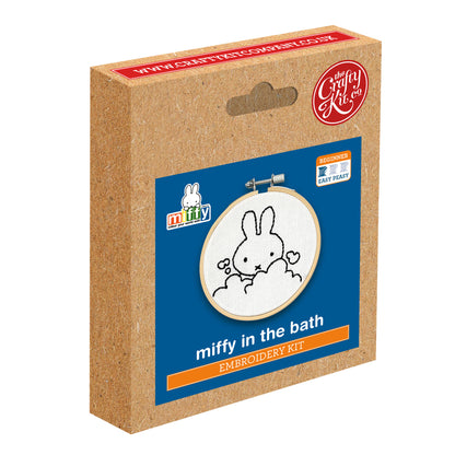 Miffy in the Bath Mini Embroidery Kit