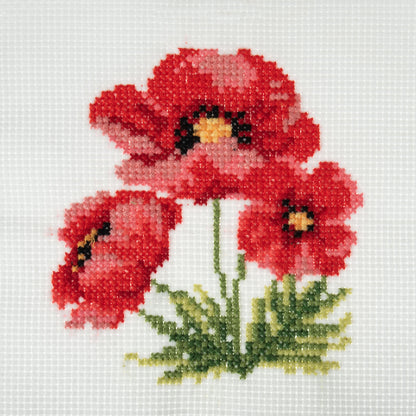 Trimits Stitch your Own Poppies Cross Stitch Craft Kit