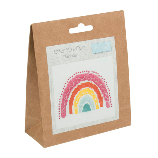 Trimits Stitch your Own Rainbow Cross Stitch Craft Kit