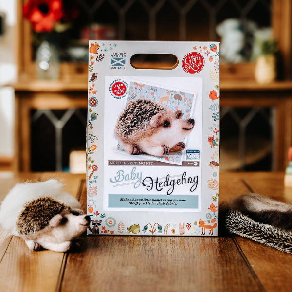 Baby Hedgehog Needle Felting Craft Kit