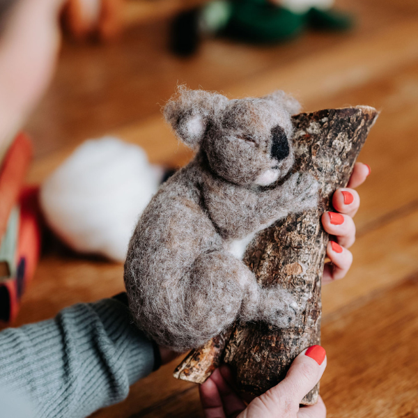 Sleepy Koala Needle Felting Craft Kit