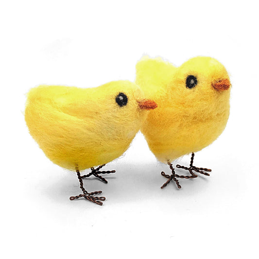 The Crafty Kit Company Easter Chicks Needle Felting Kit