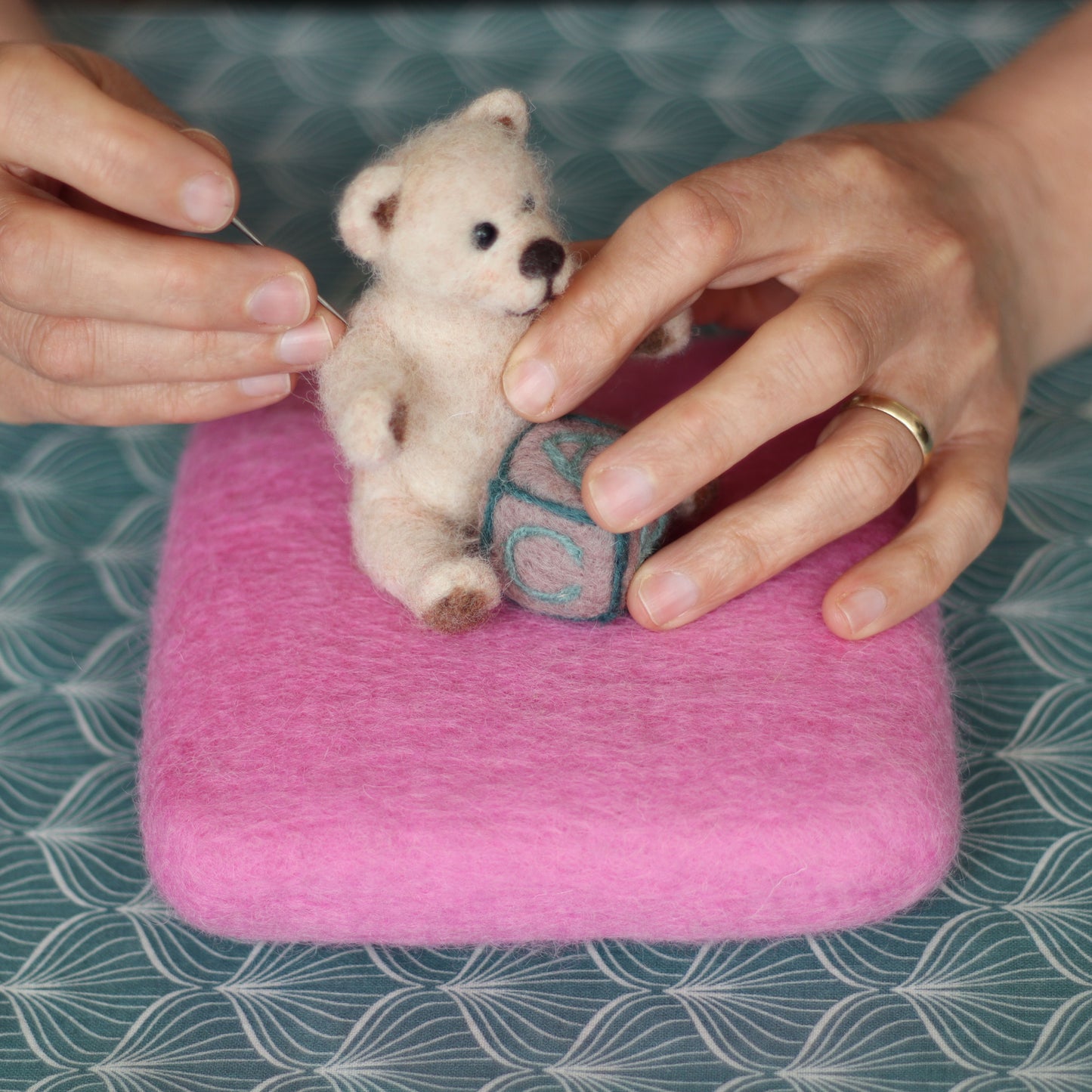 Eco-friendly Felting Mats - PINK - in 3 sizes