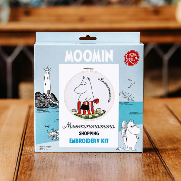 Moomin Embroidery Kit - Moominmamma Shopping Embroidery Kit