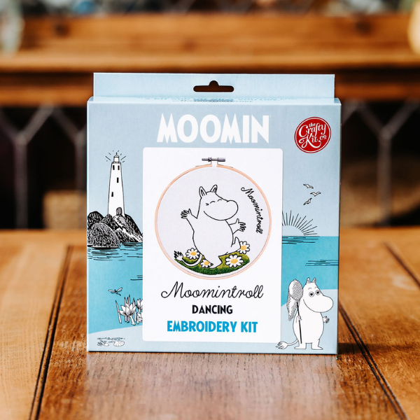 Moomin Embroidery Kit - Moomintroll Dancing Embroidery Kit