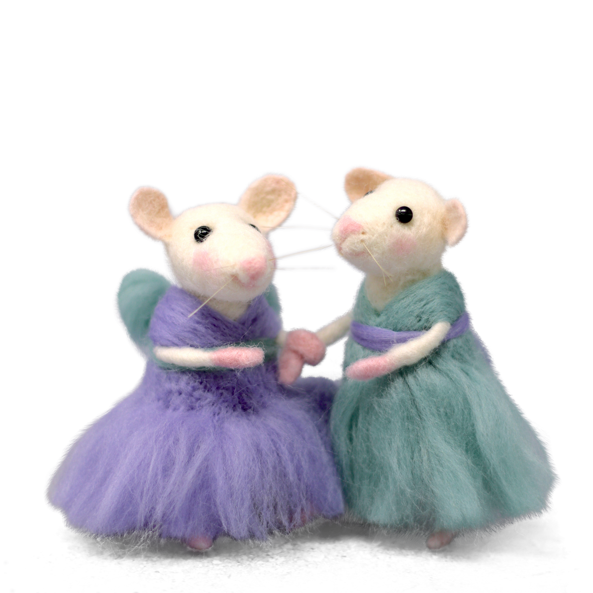 Needle Felting Kit Mouse Learn to Make TWO Cute Mice. -  UK
