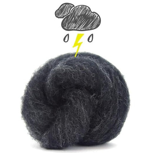 Felting Wool - Thunder