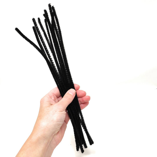 Pipe Cleaners - Black (pack of 10)